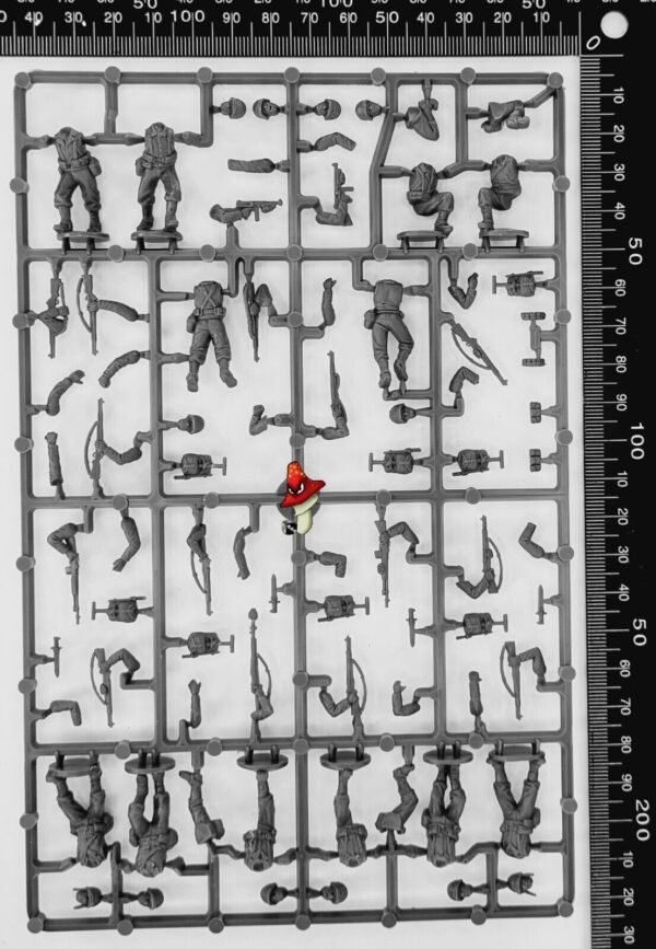 Perry miniatures WW2 US Infantry 1942-45  1 x Infantry sprue unboxed 28mm 1/56 - Image 2