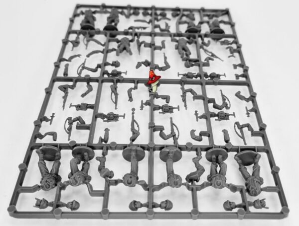 Perry miniatures WW2 US Infantry 1942-45  1 x Infantry sprue unboxed 28mm 1/56 - Image 4