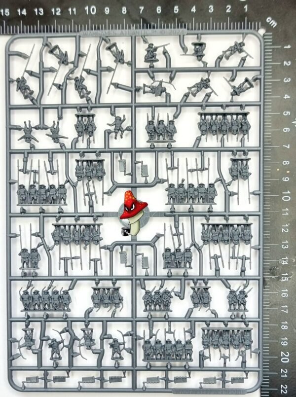 Wargames Atlantic 10mm Ashigaru Grand Battle 1 x  Plastic Sprue Unboxed - Image 2