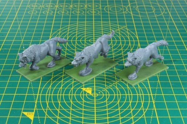 Oathmark Wolfs 1/56 28mm 1 x Sprue loose unbox fantasy DnD 40k - Image 3