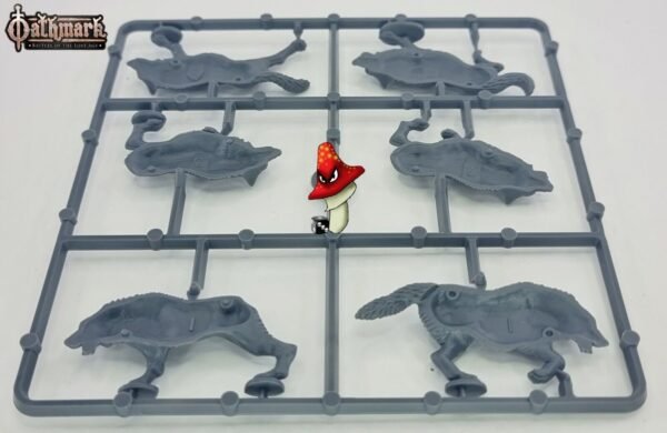 Oathmark Wolfs 1/56 28mm 1 x Sprue loose unbox fantasy DnD 40k - Image 10