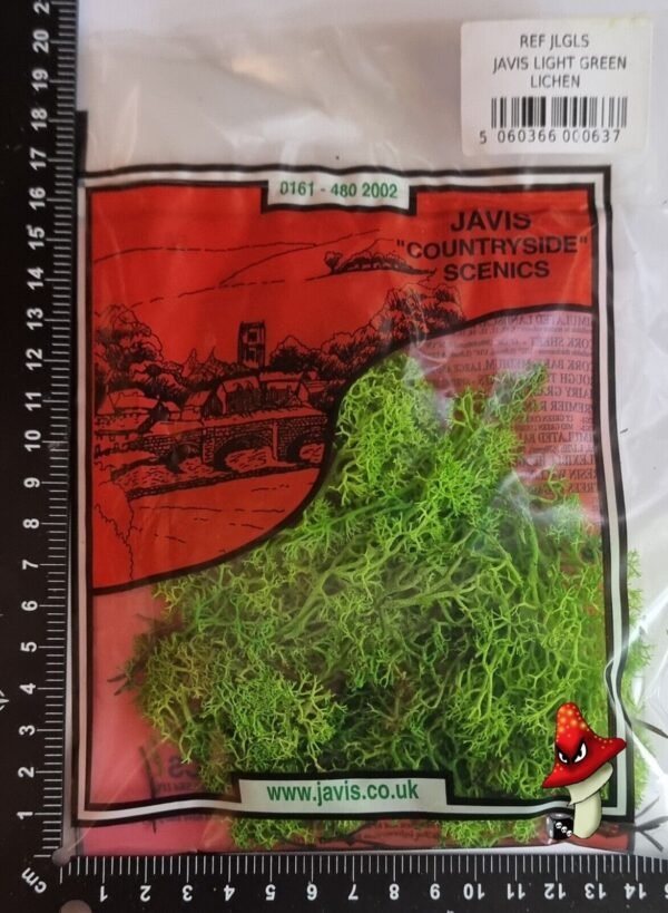 Javis Light Green Lichen JLGLS wargames scenery railway layout terrain