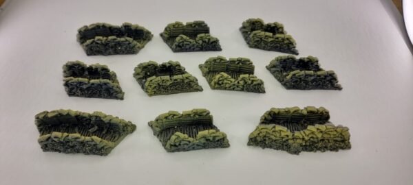 10 x Straight Trench Sections 15mm Scale JAVIS wargames scenery terrain WWII WWI - Image 8