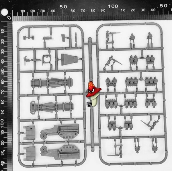 Victrix 6 x M3 Half-Track 12mm 1:144 scale WWII Tanks VG12010 Sprues & Tranfers - Image 3