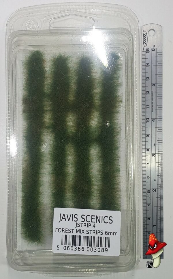 Forest Mix Strips 6mm Scenery Scenic Model Railway 00 N  Javis JSTRIP4