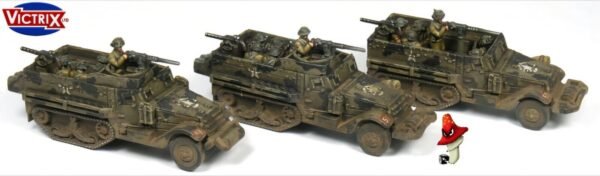 Victrix 6 x M3 Half-Track 12mm 1:144 scale WWII Tanks VG12010 Sprues & Tranfers - Image 11