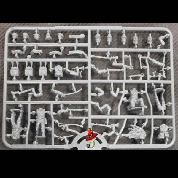 British Riflemen Wargame Atlantic Napoleonic Wars 28mm 1/56  1 x sprue unboxed - Image 3