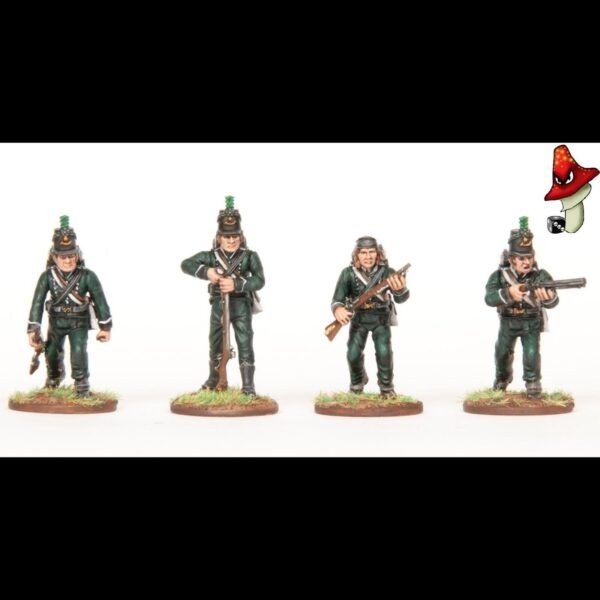 British Riflemen Wargame Atlantic Napoleonic Wars 28mm 1/56  1 x sprue unboxed - Image 5