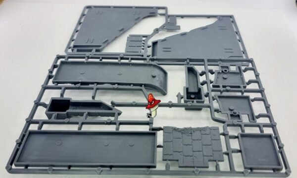 Renedra Breached Castle Wall Sections 28mm 1/56 Scale Plastic wargames scenery - Image 17