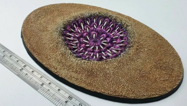 PitBeast 170mm Oval resin base scenic tyranid 40k scifi wargames scenery Mawpit