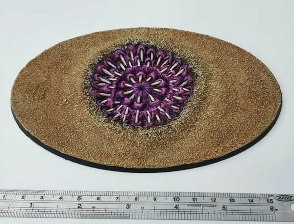 PitBeast 170mm Oval resin base scenic tyranid 40k scifi wargames scenery Mawpit - Image 2