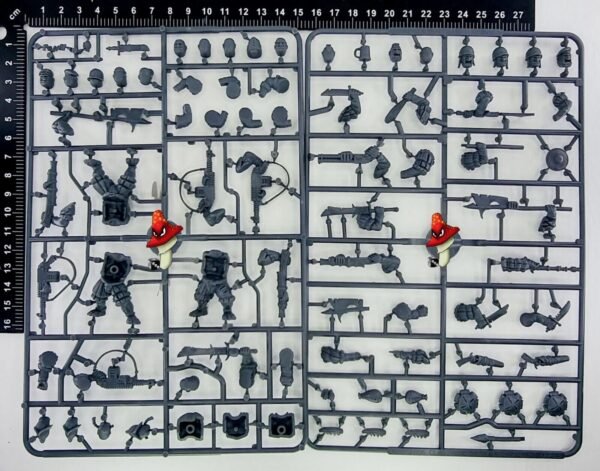 Landsknecht Ogres Wargames Atlantic 28mm 1/56 scale 1 sprue set unboxed 40K DnD - Image 2