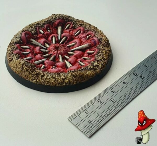 1 x  60mm PitBeast Round Resin Base scenic tyranid 40k wargames scenery Mawpit - Image 2