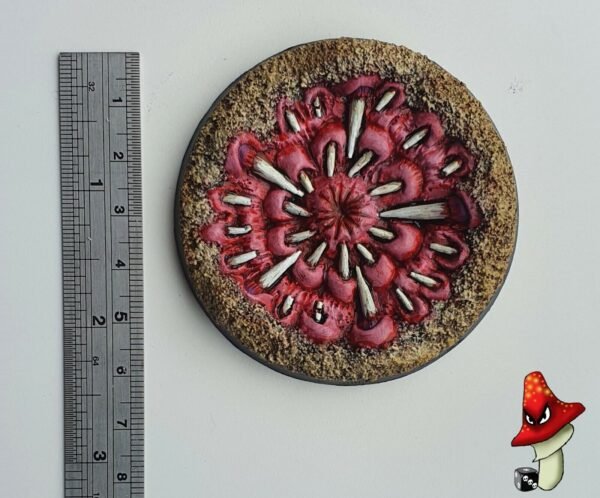 1 x  60mm PitBeast Round Resin Base scenic tyranid 40k wargames scenery Mawpit - Image 3