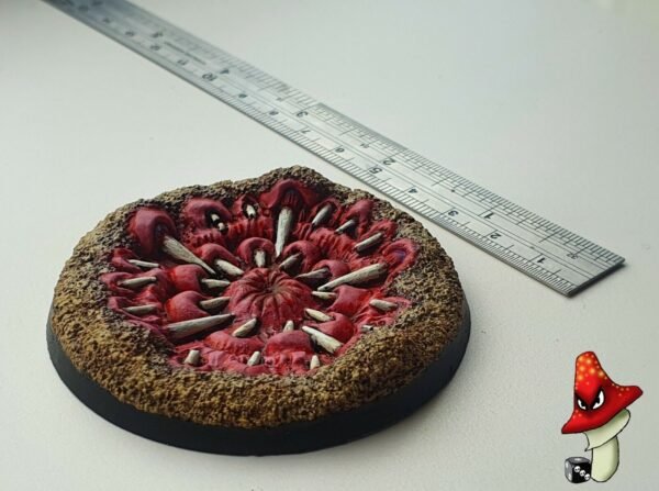 1 x  60mm PitBeast Round Resin Base scenic tyranid 40k wargames scenery Mawpit - Image 5