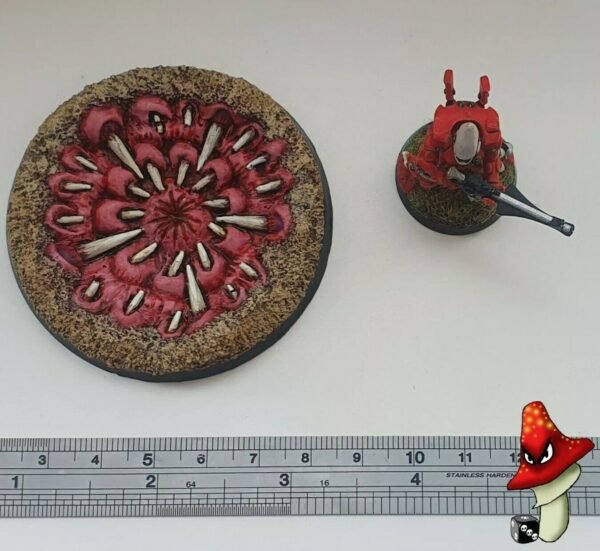 1 x  60mm PitBeast Round Resin Base scenic tyranid 40k wargames scenery Mawpit - Image 7