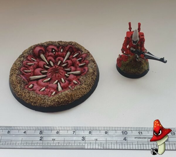 1 x  60mm PitBeast Round Resin Base scenic tyranid 40k wargames scenery Mawpit - Image 8