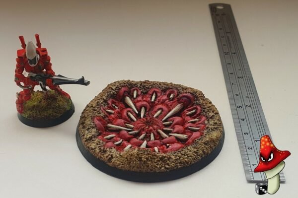 1 x  60mm PitBeast Round Resin Base scenic tyranid 40k wargames scenery Mawpit - Image 9