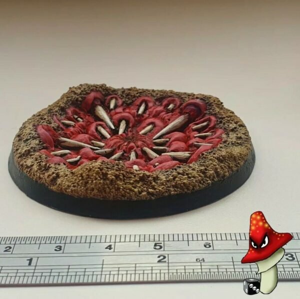 1 x  60mm PitBeast Round Resin Base scenic tyranid 40k wargames scenery Mawpit - Image 10