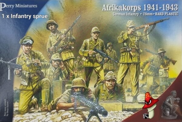 Perry Miniatures Afrikakorps 1941-43  1 x sprue loose WWII 28mm German Infantry