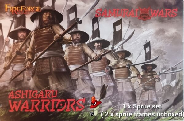 Ashigaru Warriors Fireforge Games 1/56 28mm 1 x Sprue set unboxed Samurai Wars