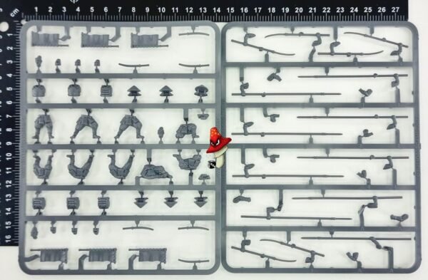 Ashigaru Warriors Fireforge Games 1/56 28mm 1 x Sprue set unboxed Samurai Wars - Image 2