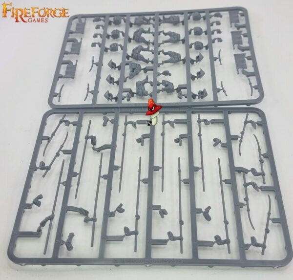 Ashigaru Warriors Fireforge Games 1/56 28mm 1 x Sprue set unboxed Samurai Wars - Image 5