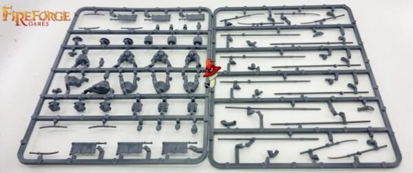 Ashigaru Warriors Fireforge Games 1/56 28mm 1 x Sprue set unboxed Samurai Wars - Image 8