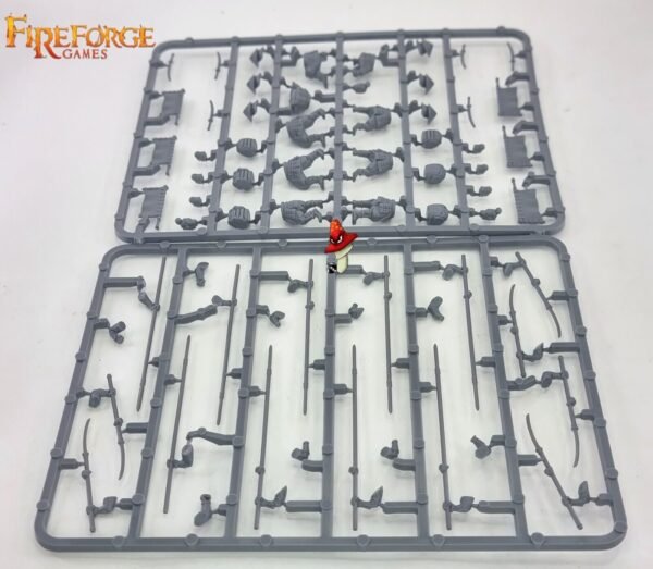 Ashigaru Warriors Fireforge Games 1/56 28mm 1 x Sprue set unboxed Samurai Wars - Image 9