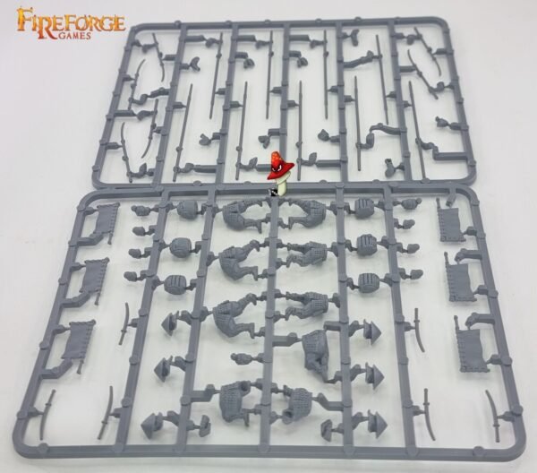 Ashigaru Warriors Fireforge Games 1/56 28mm 1 x Sprue set unboxed Samurai Wars - Image 11