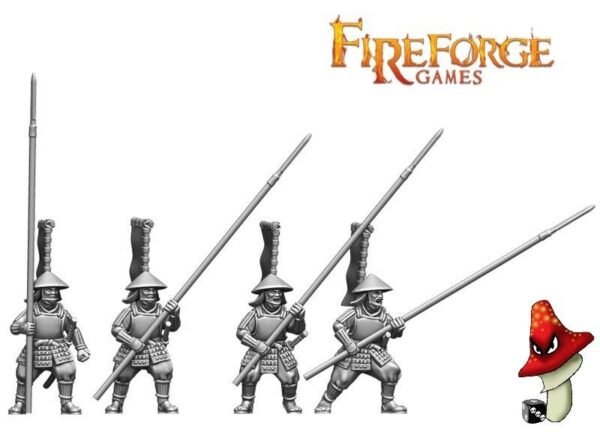 Ashigaru Warriors Fireforge Games 1/56 28mm 1 x Sprue set unboxed Samurai Wars - Image 12