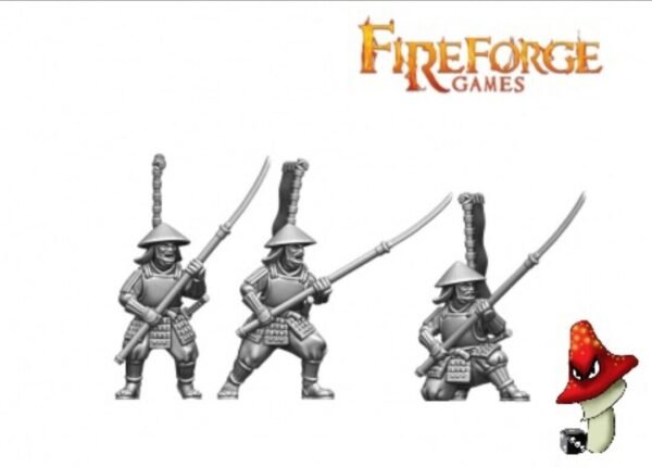 Ashigaru Warriors Fireforge Games 1/56 28mm 1 x Sprue set unboxed Samurai Wars - Image 14