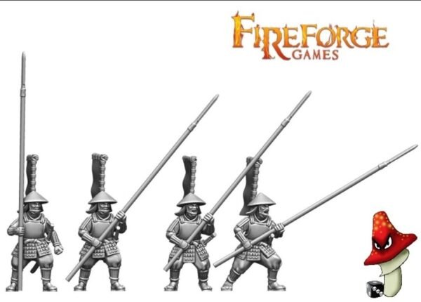 Ashigaru Warriors Fireforge Games 1/56 28mm 1 x Sprue set unboxed Samurai Wars - Image 15