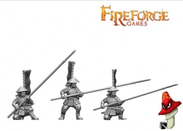 Ashigaru Warriors Fireforge Games 1/56 28mm 1 x Sprue set unboxed Samurai Wars - Image 16