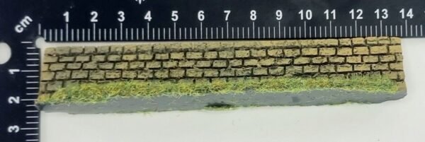 1 x 134mm Light Red Brick Garden Walling  Resin 1/72 00 Gauge Javis PW3LTRED - Image 2