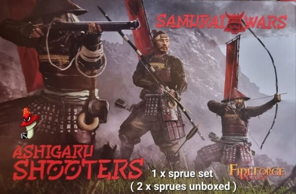 Ashigaru Shooters Fireforge Games 1/56 28mm 1 x Sprue set unboxed Samurai Wars