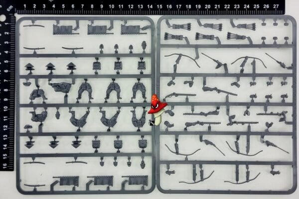 Ashigaru Shooters Fireforge Games 1/56 28mm 1 x Sprue set unboxed Samurai Wars - Image 2