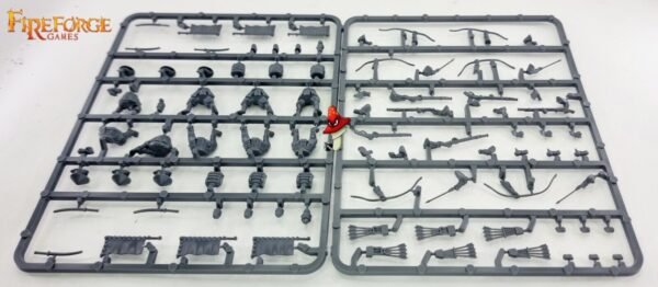 Ashigaru Shooters Fireforge Games 1/56 28mm 1 x Sprue set unboxed Samurai Wars - Image 8