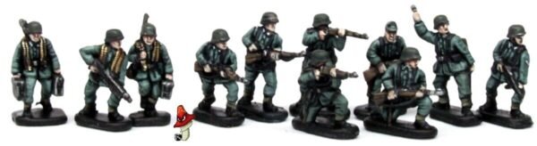 Victrix German Infantry & Heavy Weapons 12mm 1:144 scale WWII 2 x sprues loose - Image 4