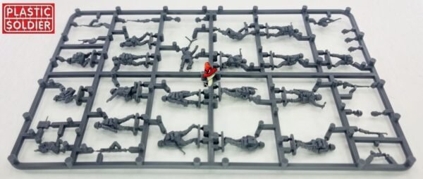 1/72 WWII Late War German Infantry 1943-45 Plastic Soldier Company 1 x Sprue - Image 4