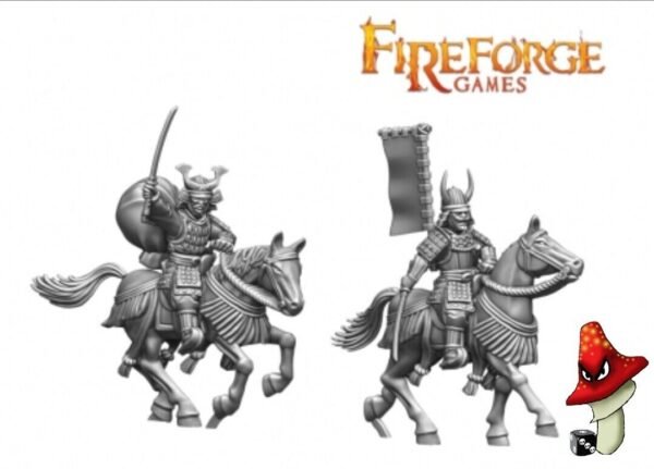 Mounted Samurai Fireforge Games 1/56 28mm 1 x Sprue set unboxed Samurai Wars - Image 4