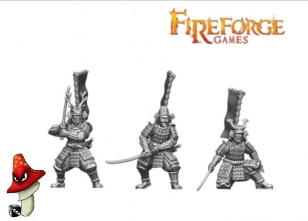 Samurai Warriors Fireforge Games 1/56 28mm 1 x Sprue set unboxed Samurai Wars - Image 5