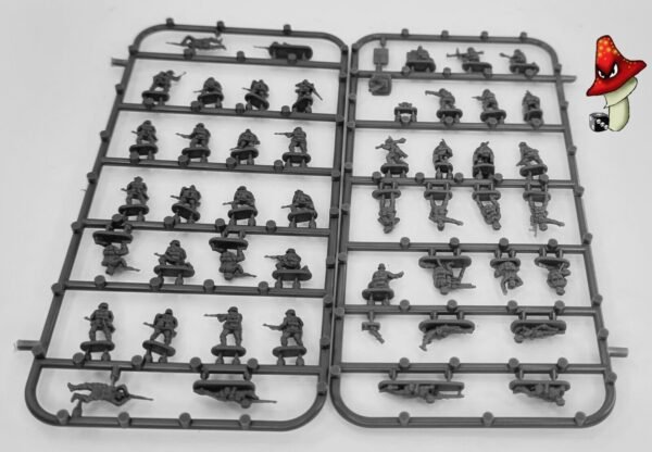 Victrix German Infantry & Heavy Weapons 12mm 1:144 scale WWII 2 x sprues loose - Image 9