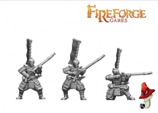 Samurai Shooter Fireforge Games 1/56 28mm 1 x Sprue set unboxed Samurai Wars - Image 4