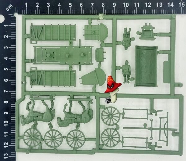 HAT Industrie 8261 1:72 WWII German Field Transport Wagon 1 x Sprue unboxed - Image 3