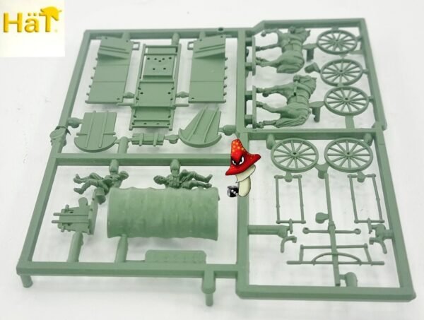 HAT Industrie 8261 1:72 WWII German Field Transport Wagon 1 x Sprue unboxed - Image 6