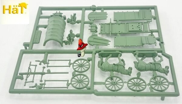 HAT Industrie 8261 1:72 WWII German Field Transport Wagon 1 x Sprue unboxed - Image 7