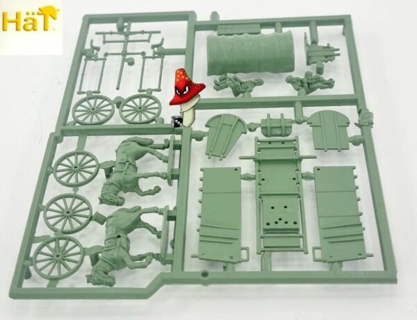 HAT Industrie 8261 1:72 WWII German Field Transport Wagon 1 x Sprue unboxed - Image 8