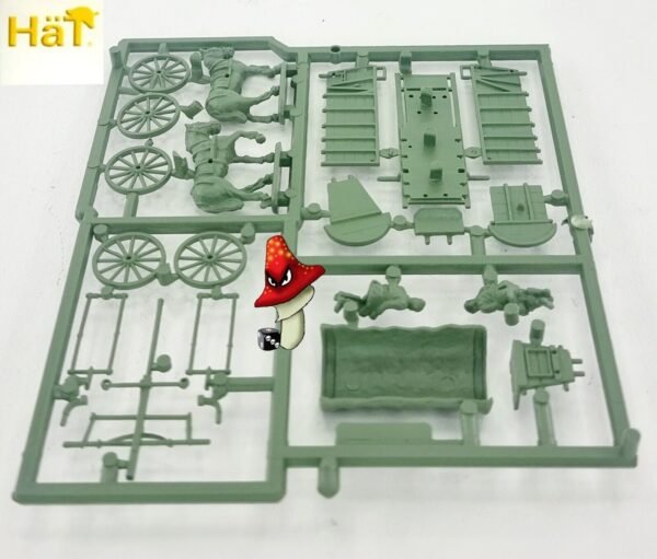 HAT Industrie 8261 1:72 WWII German Field Transport Wagon 1 x Sprue unboxed - Image 11