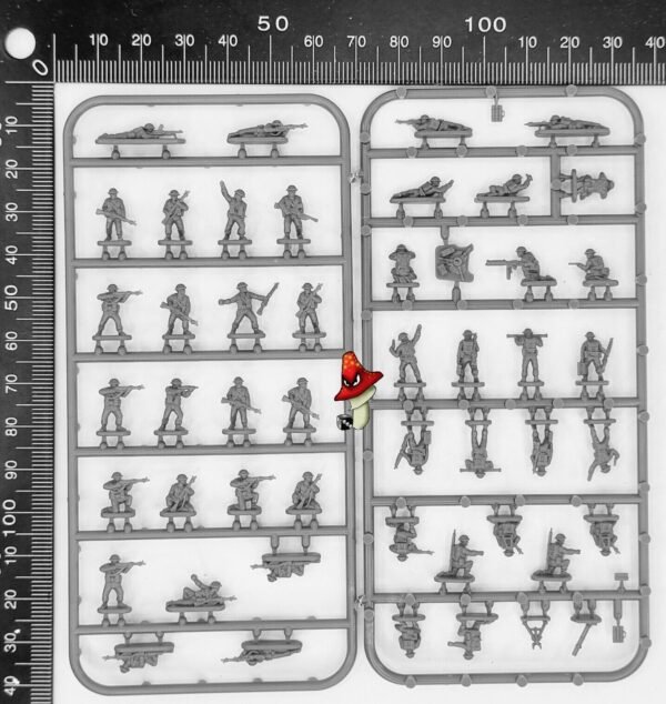 Victrix British Infantry & Heavy Weapons 12mm 1:144 scale WWII 2 x sprues loose - Image 2